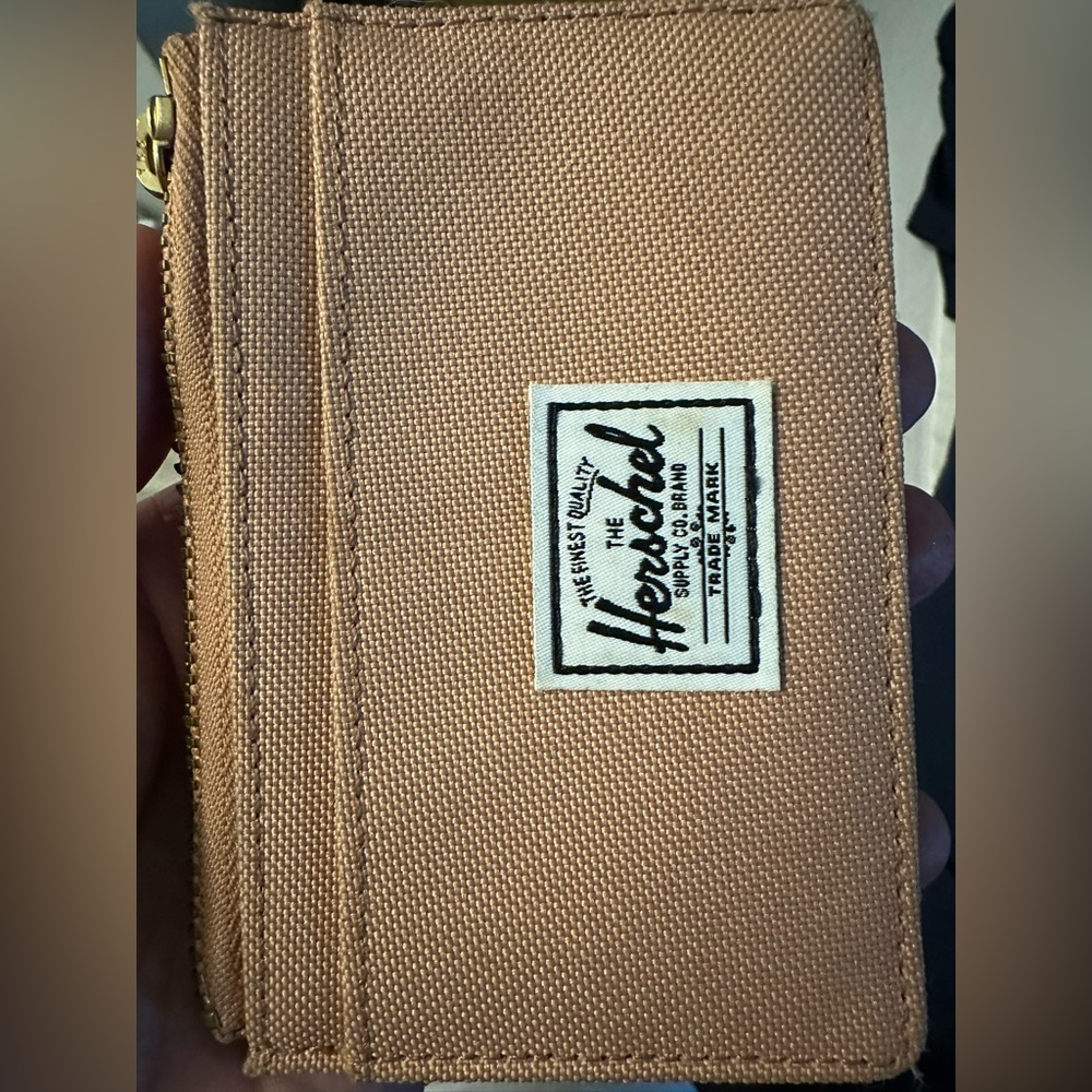 Herschel Supply Company Pale Pink Card Wallet- RFID blocking